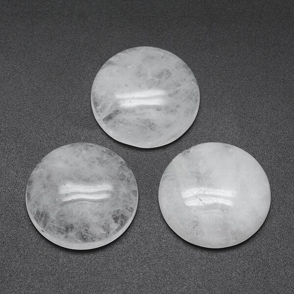 Natural Quartz Crystal Cabochons