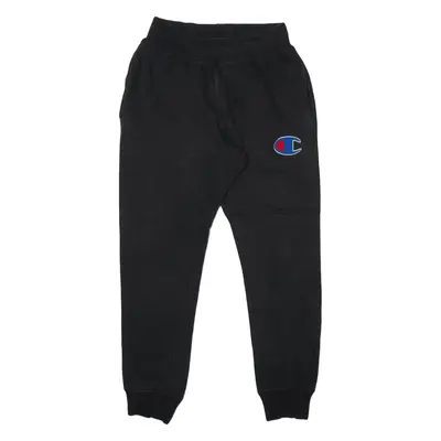 CHAMPION Reverse Weave Joggers Black Tapered Mens M W28 L30