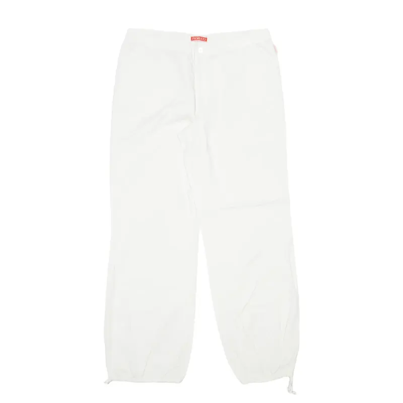 FIORUCCI Trousers White Regular Tapered Womens W31 L31