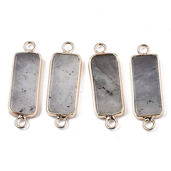 Natural Labradorite Links Connectors