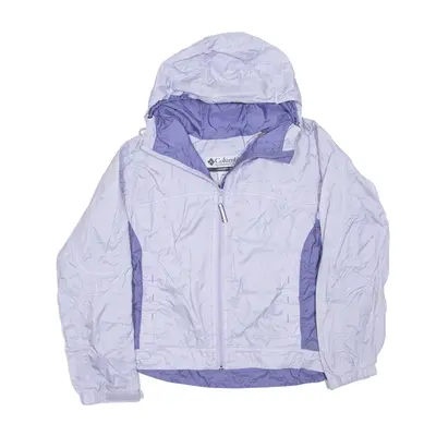 COLUMBIA Windbreaker Jacket Purple Nylon Womens M