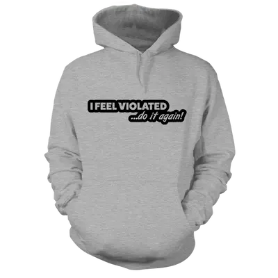 Violated - Heather Gray Hoodie