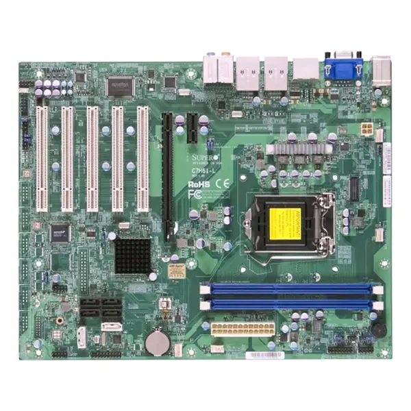 C7H61-L-O-P Supermicro C7H61-L Socket LGA 1155 Intel H61 Chipset Intel Core i7 / i5 / i3 / Celeron Processors Support DDR3 2x...