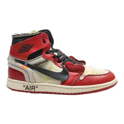 NIKE High Top Trainers Red Synthetic Mens UK 9.5