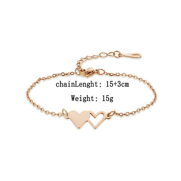 Fashionable stainless steel bracelet for daily wear