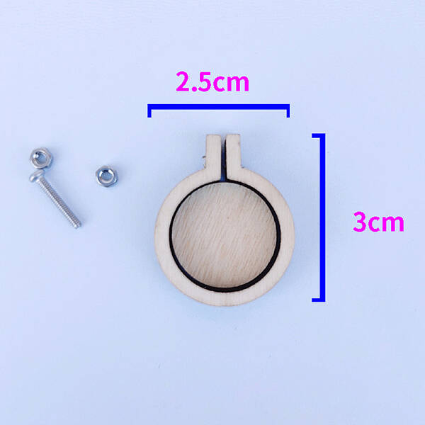 Mini Wooden Embroidery Hoops