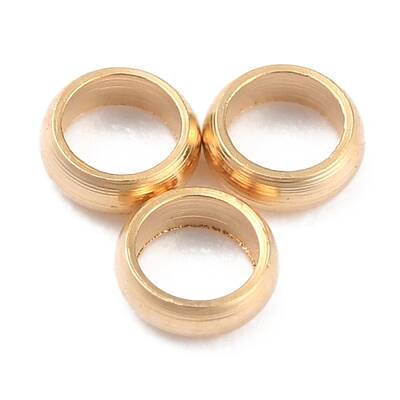 Rack Plating Brass Spacer Beads