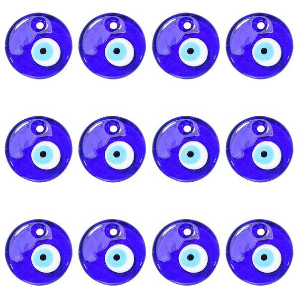 Handmade Lampwork Evil Eye Pendants