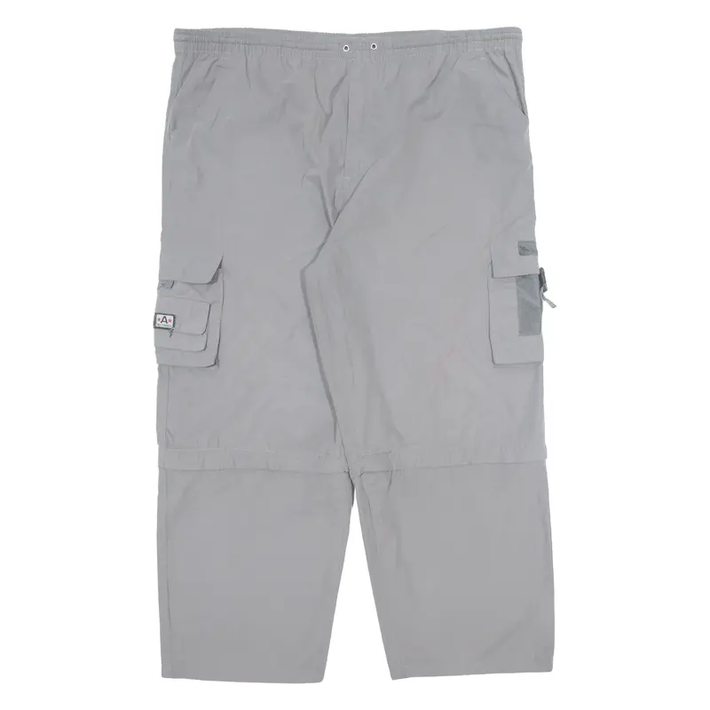 Cargo Outdoor Mens Trousers Grey Regular Straight W44 L28