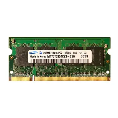 M470T3354CZ3-CE6 Samsung 256MB DDR2-667MHz SODIMM 1Rx16 CL5 Memory