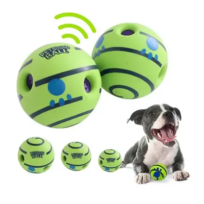 Giggle Ball for Dogs,Dog Toys Ball, Interactive Dog Ball, Interactive Dog Toys, Funny Giggle Sound Toy Ball, Chew Toys for La...