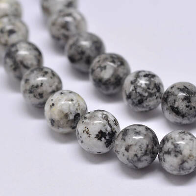 Natural Sesame Jasper/Kiwi Jasper Beads Strands