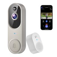 Wireless Video Doorbell Camera, Smart Security Doorbell Camera, 1080P, AI Human Detection , Night Vision, Instant Alert, Two ...