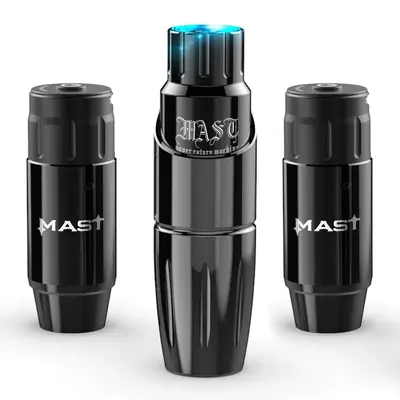 Mast Tour Tattoo Pen Machine 2Pcs Wireless Battery Power Supply