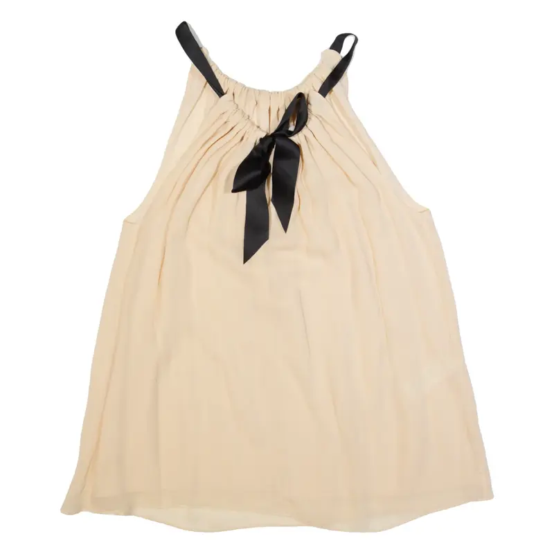 REISS Womens Vests Top Cream Sleeveless UK 10