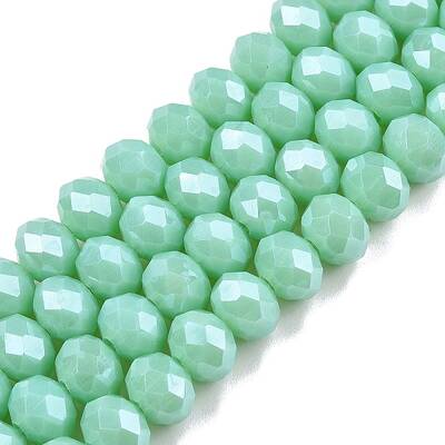 Electroplate Glass Beads Strands