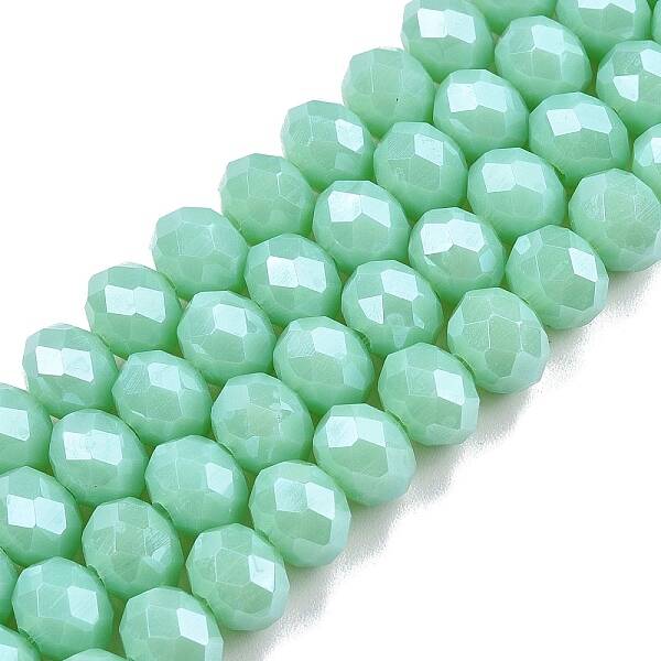 Electroplate Glass Beads Strands