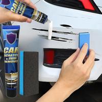 Car Scratch & Swirl Remover, 1 Set Car Paint Scratch Repair Polishing Cream with Sponge, Universal Car Paint Care Product, Pr...