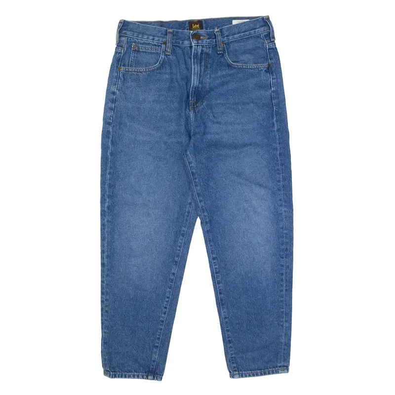 LEE Grazer Jeans Blue Denim Regular Tapered Stone Wash Mens W29 L25