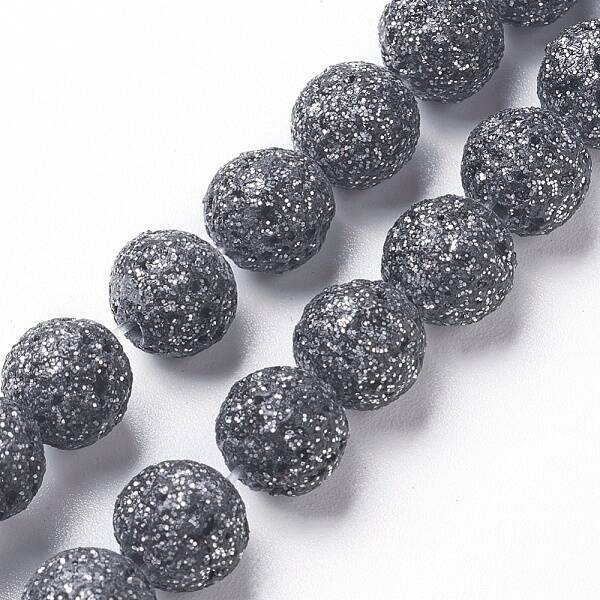 Natural Lava Rock Beads Strands
