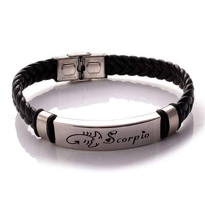 Braided Leather Cord Bracelets