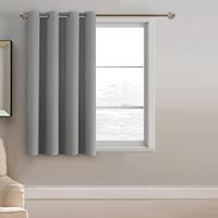 H.VERSAILTEX Blackout Curtain 1 Panel for Living Room Small Window Kitchen Blackout Curtains Energy Saving Solid Grommet Blac...