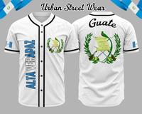 GUATEMALA States Baseball Jersey, Guatemala States, Unisex Wear, Baseball jersey