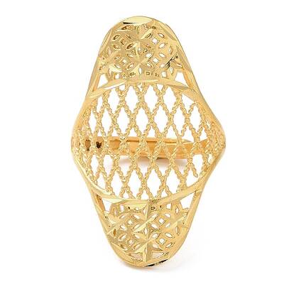 Light Gold Brass Adjustable Rings for Women