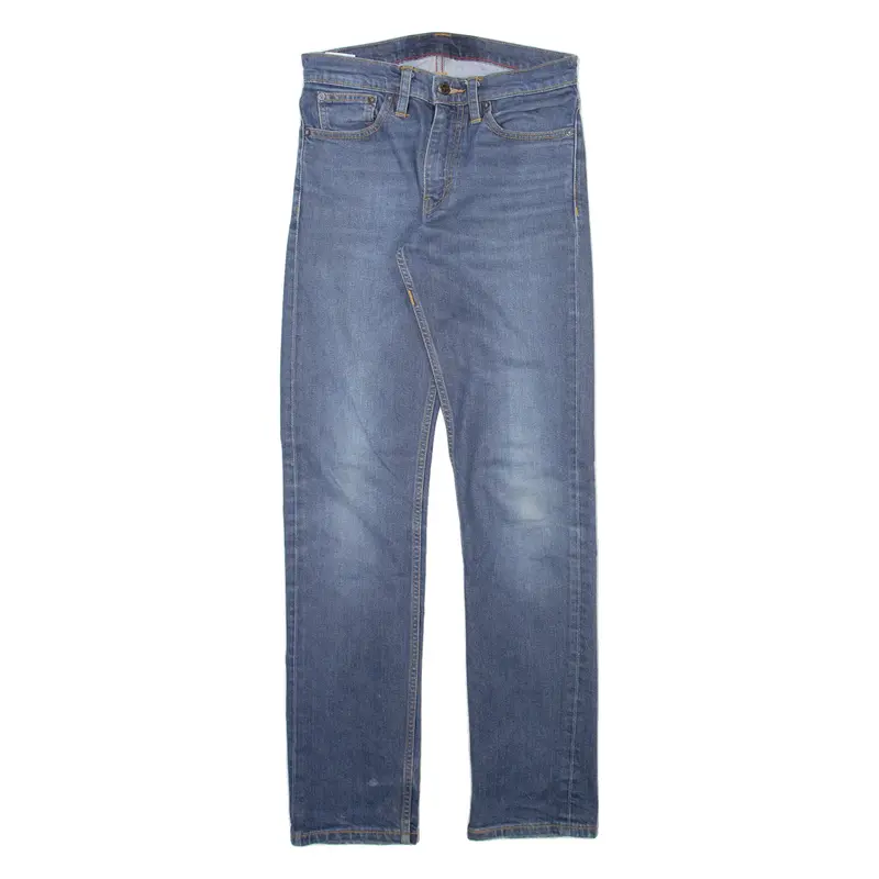 LEVI'S 511 Jeans Mens Blue Slim Straight Stone Wash W28 L32