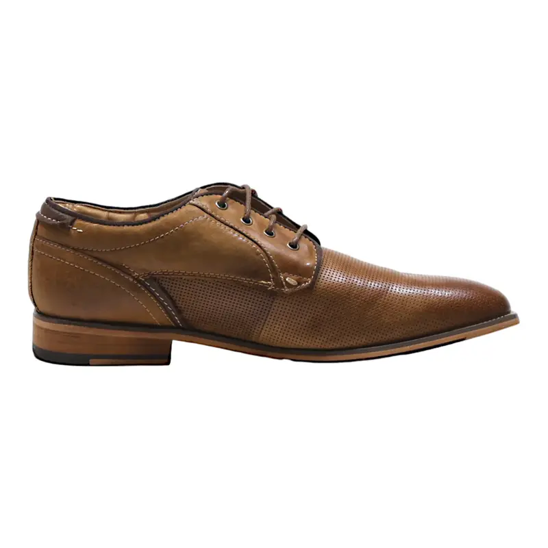 STEVE MADDEN Brogue Shoes Brown Leather Mens UK 11.5