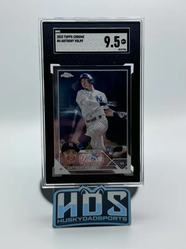 Anthony Volpe sgc 2023 Topps Chrome #4 9.5