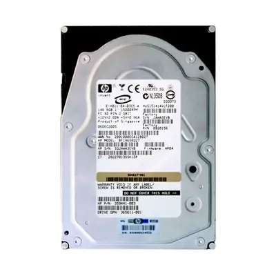 365611-001 HP 146GB 2Gb/s Fibre Channel 15000 3.5-inch Hard Drive