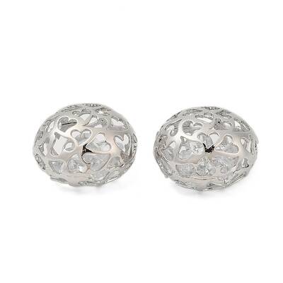 Brass with Clear Cubic Zirconia Pendants