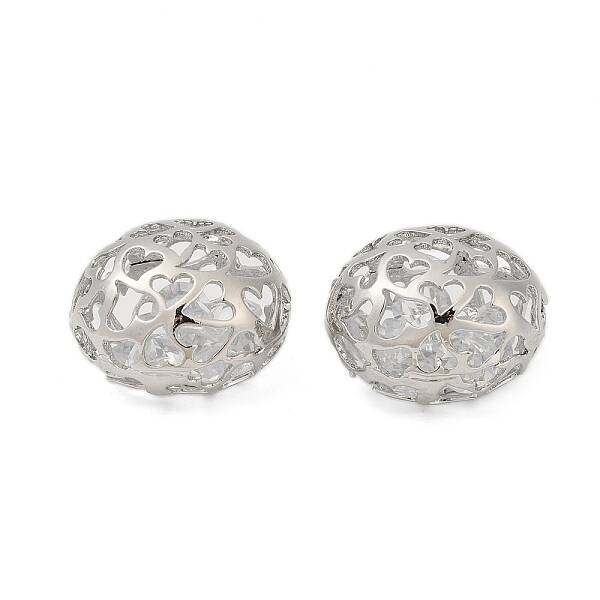 Brass with Clear Cubic Zirconia Pendants