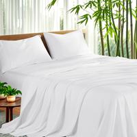 Sonoro Kate Cooling Bamboo Sheet Set- 4/6 Pieces Skin-friendly Hotel Bedding Set,Rayon Derived from Bamboo,Cooling&Breathable...