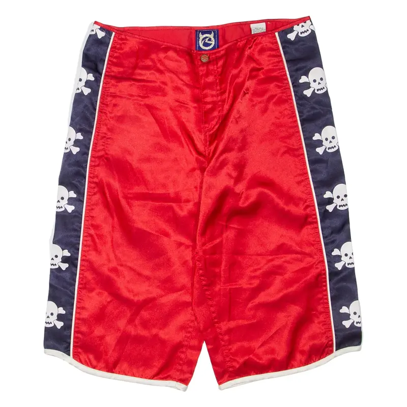 Mens Casual Shorts Red S W28