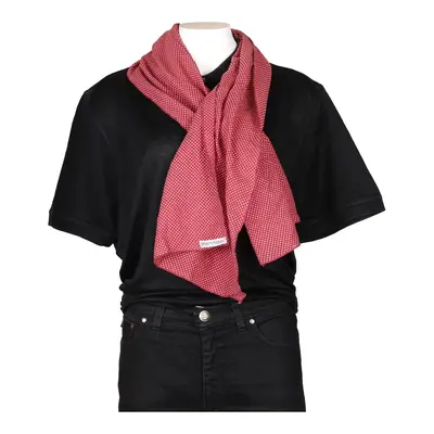 Emporio Armani Polka Dot Scarf - No Size Red Cotton