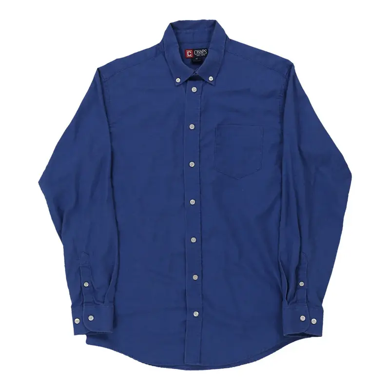 Age 13-15 Chaps Ralph Lauren Shirt - Large Blue Cotton