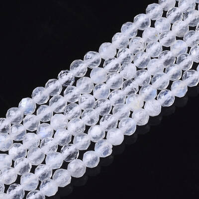 Natural Rainbow Moonstone Beads Strands