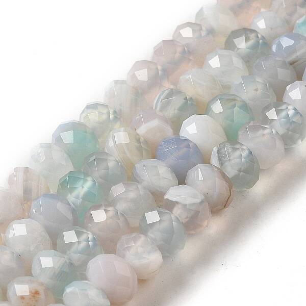 Natural Banded Agate/Striped Agate Beads Strands
