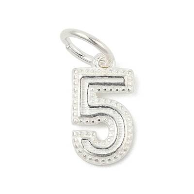 Number Series 925 Sterling Silver Charms