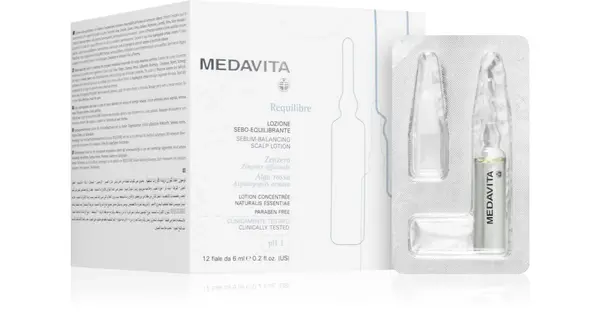 Medavita Sebum Balancing Lotion Hair Serum for Oily Scalp 12x6 ml
