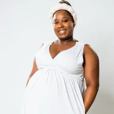 Baby Bliss Women's 3-in-1 Labor & Delivery Postpartum Gown – Maternity Wear with Pockets and Snap Closures. Available in Si...