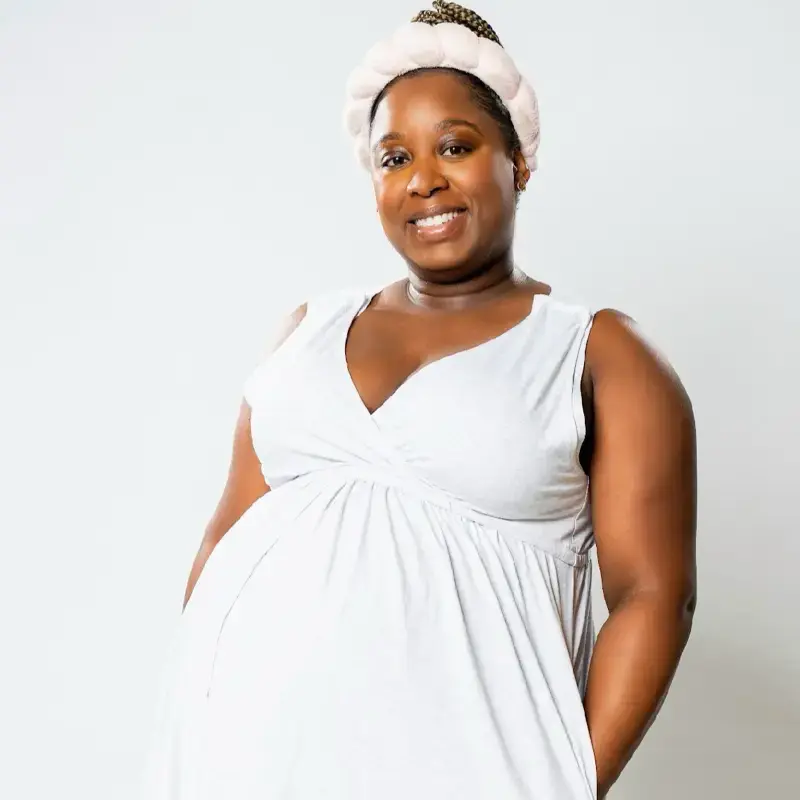 Baby Bliss Women's 3-in-1 Labor & Delivery Postpartum Gown – Maternity Wear with Pockets and Snap Closures. Available in Si...