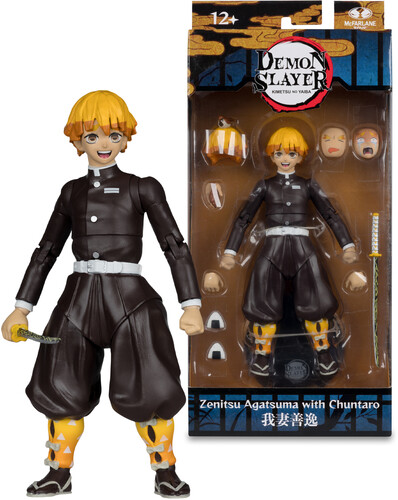 Mcfarlane - Demon Slayer - 7 Zenitsu Agatsuma with Chuntaro (Season2) Action Figure
