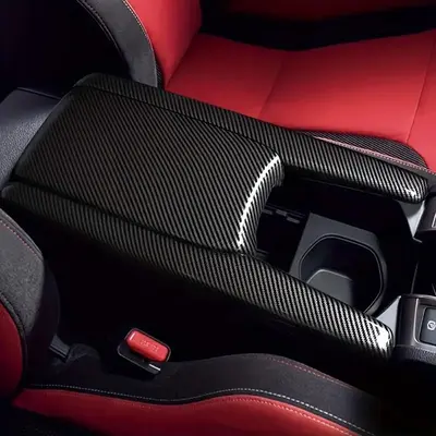 Car Center Console Box Cover, 3 Counts Car Interior Accessories for Honda 2016-2021, Center Armrest Box Cover Trim Cover Inte...