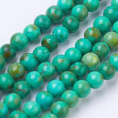 Natural Magnesite Bead Strands