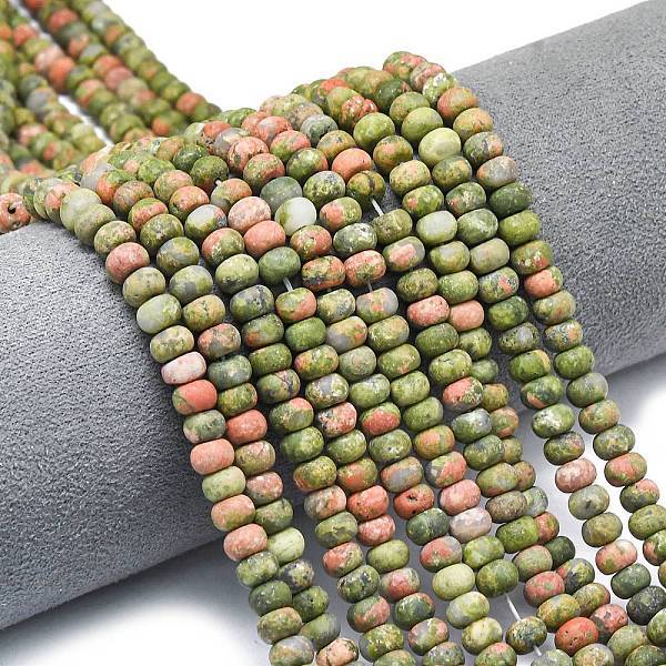 Natural Unakite Beads Strands