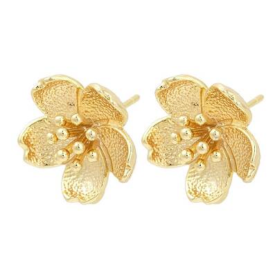 Brass Stud Earring Findings