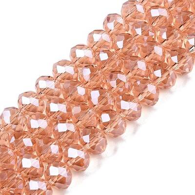 Electroplate Glass Beads Strands